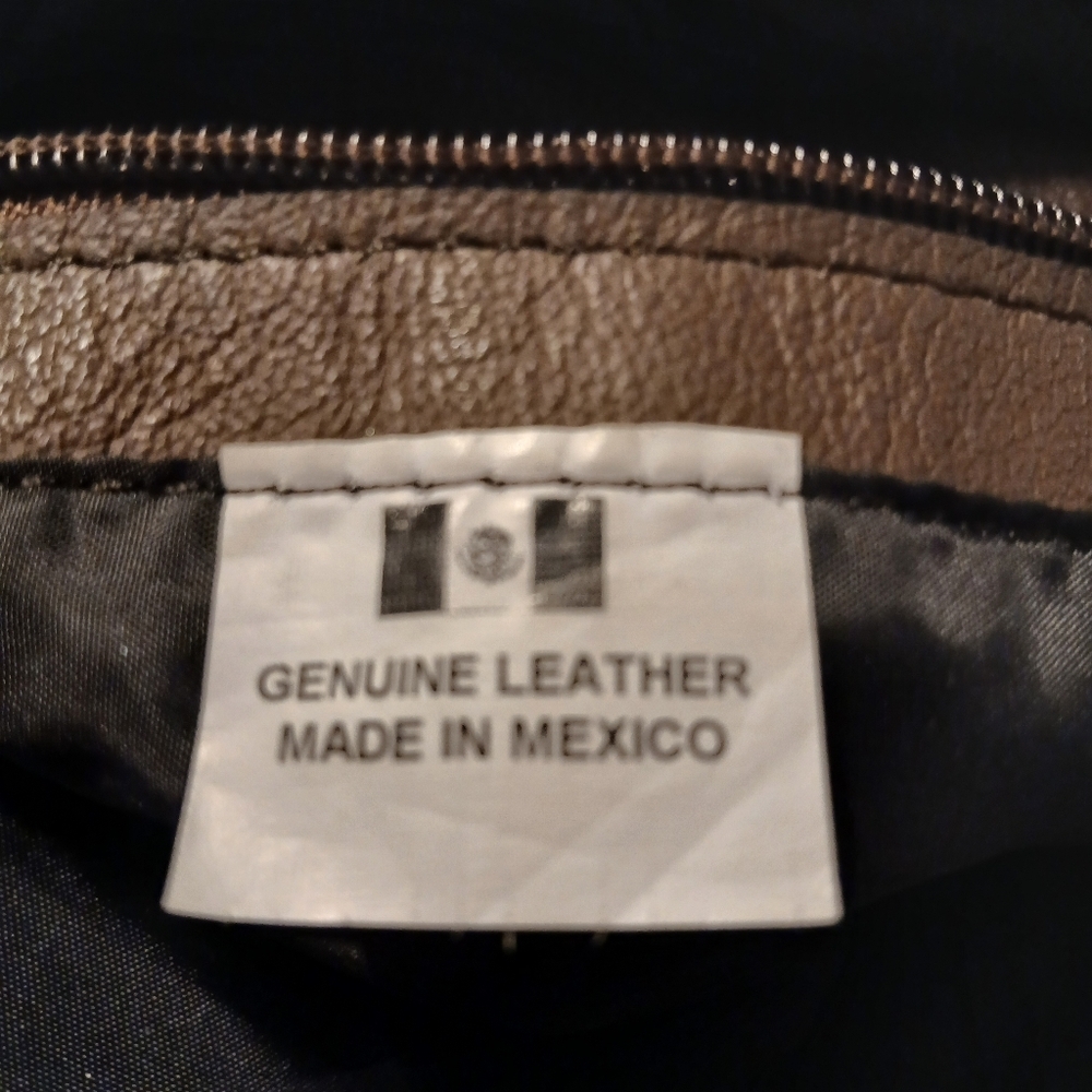 Unbranded Boho Brown Leather Shoulder Bag - Picture 8 of 12